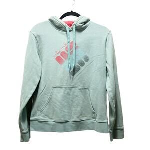 Columbia Teal Green Hooded Swatshirt Pullover Hoodie Size Medium